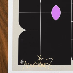 Affiche abstrait Signée Monsieur Z, Tirage d'art,