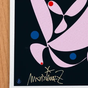 Affiche abstrait Signée Monsieur Z, Tirage d'art,