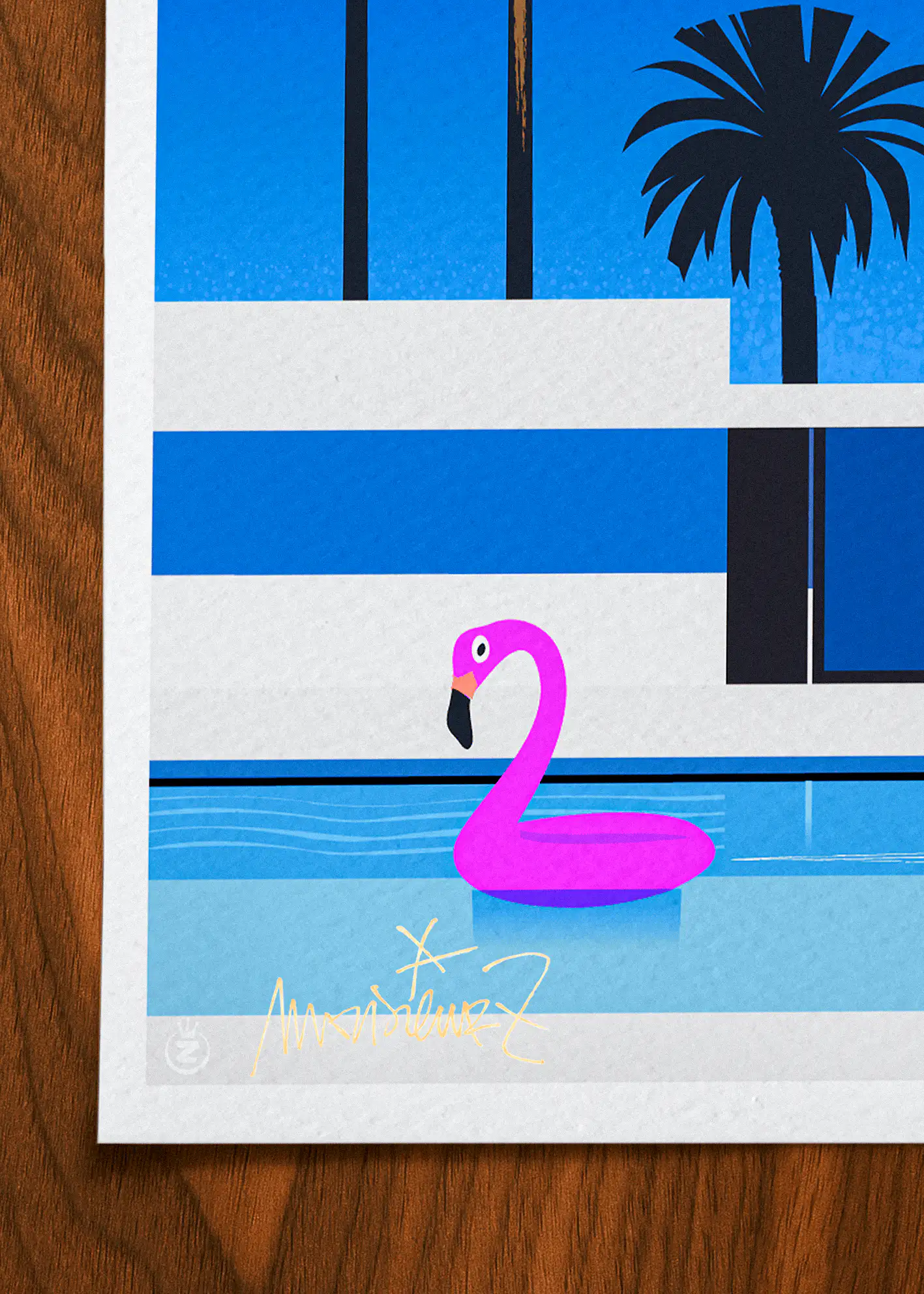 554 | Flamant Rose Piscine