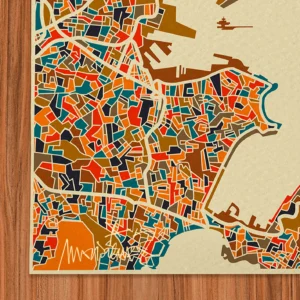 Affiche toulon Signée Monsieur Z, Tirage d'art,
