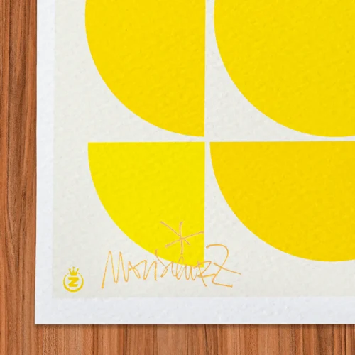 Affiche abstrait Signée Monsieur Z, Tirage d'art,