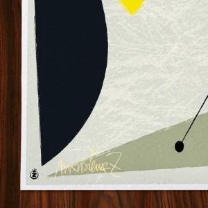 Affiche abstrait Signée Monsieur Z, Tirage d'art,