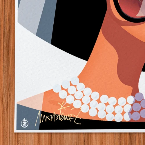 Affiche mode Signée Monsieur Z, Tirage d'art,