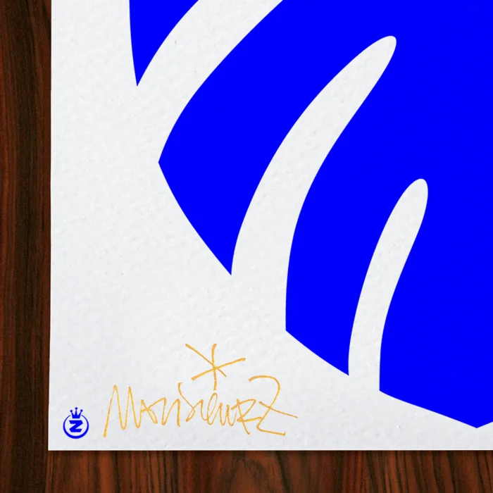 Carre-Signature-476 Affiche abstrait Signée Monsieur Z, Tirage d'art,