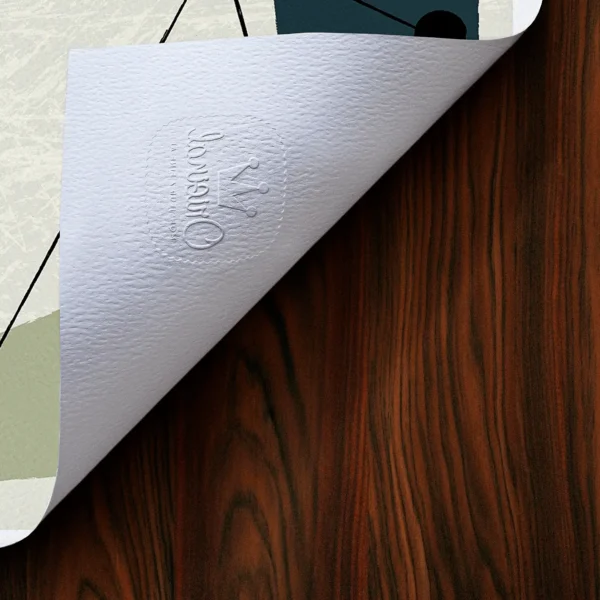 Carre-Tampon-311 Affiche Abstrait Tampon Original Monsieur Z, Tirage d'art,