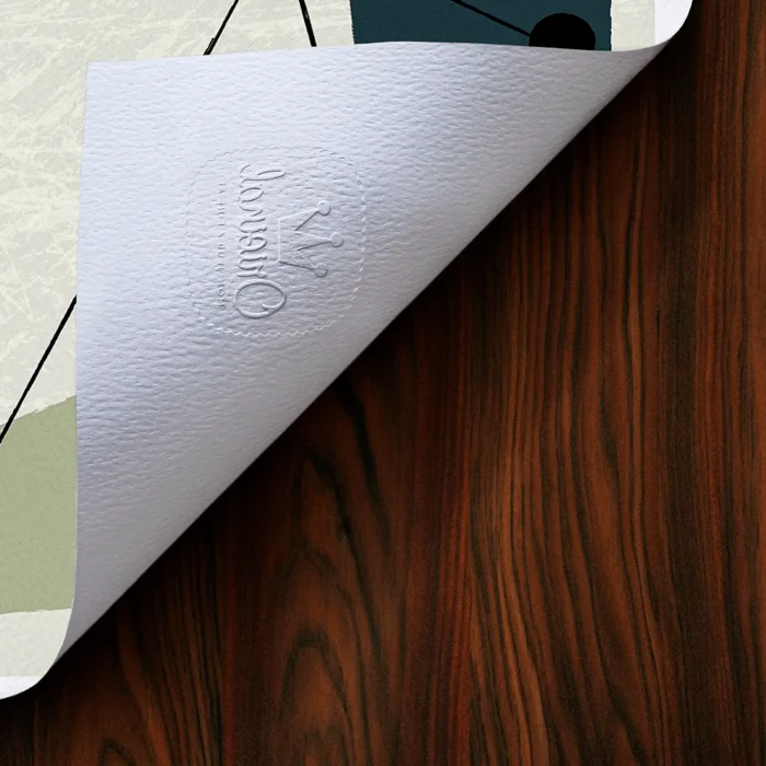 Carre-Tampon-311 Affiche Abstrait Tampon Original Monsieur Z, Tirage d'art,