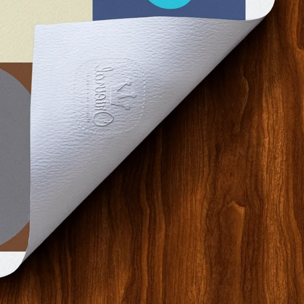 Carre-Tampon-389 Affiche abstrait Tampon Original Monsieur Z, Tirage d'art,