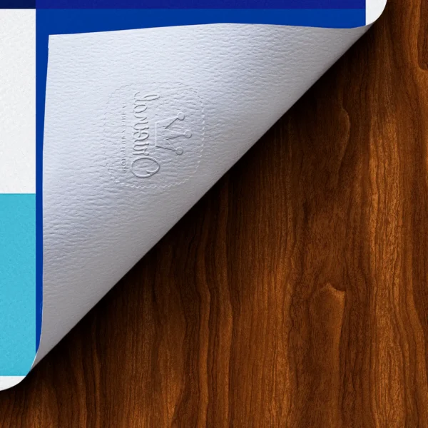 Carre-Tampon-460 Affiche abstrait Tampon Original Monsieur Z, Tirage d'art,