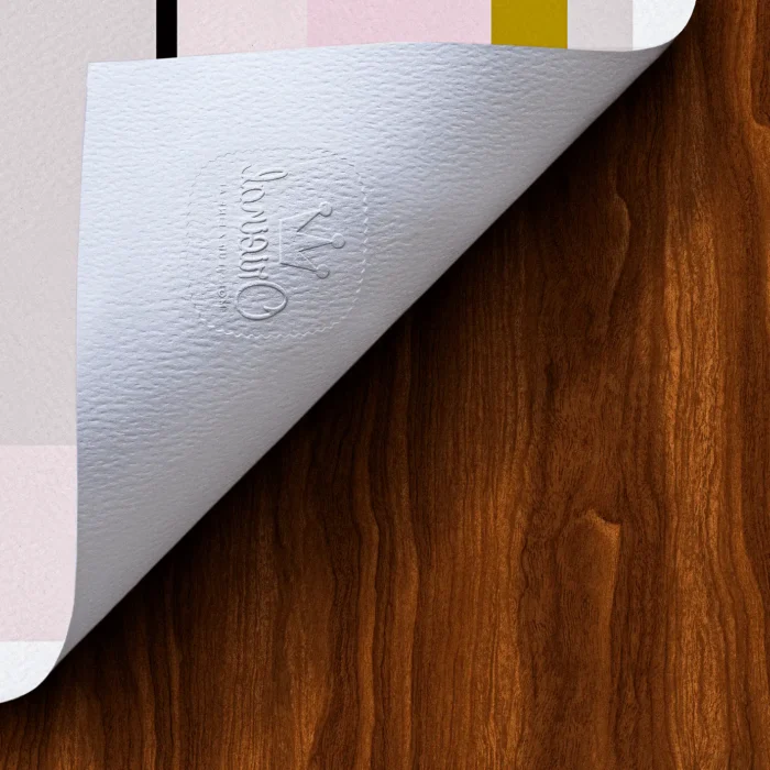 Carre-Tampon-501 Affiche Abstrait Tampon Original Monsieur Z, Tirage d'art,