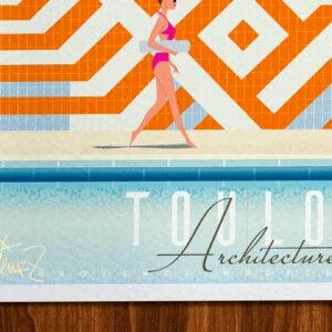 Affiche architecture Signée Monsieur Z, Tirage d'art,