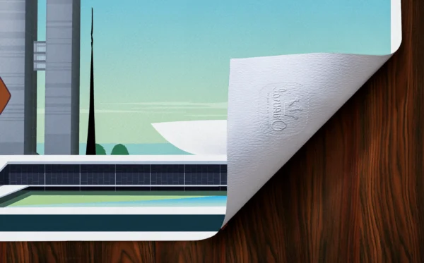 Long-Tampon-313 Affiche brazil Tampon Original Monsieur Z, Tirage d'art,