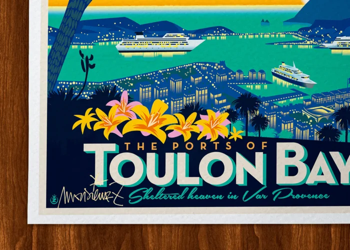 Rectangle-Signature-113 Affiche côte d'azur Signée Monsieur Z, Tirage d'art,