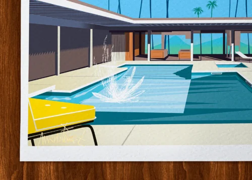 Affiche architecture Signée Monsieur Z, Tirage d'art,