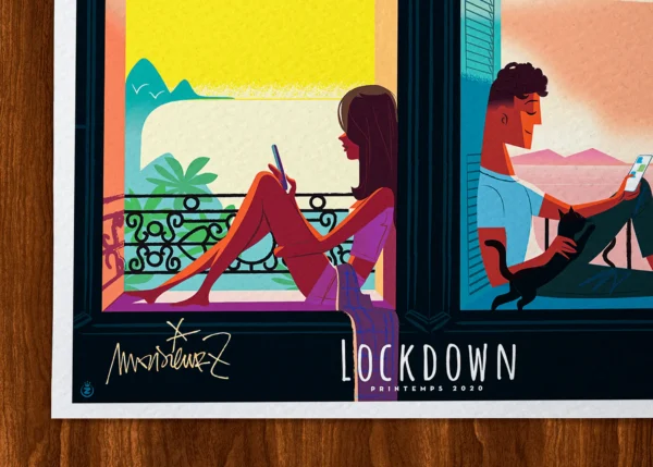 Rectangle-Signature-368 Affiche Signée Monsieur Z, Tirage d'art,