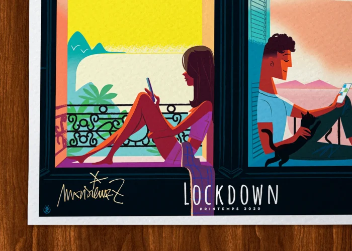 Rectangle-Signature-368 Affiche Signée Monsieur Z, Tirage d'art,