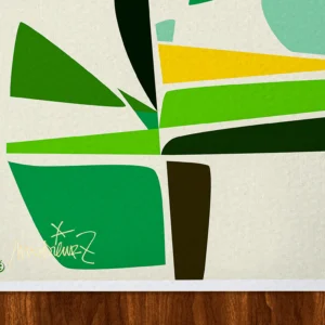 Affiche abstrait Signée Monsieur Z, Tirage d'art,