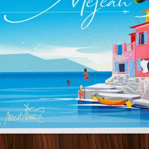 Affiche Signée Monsieur Z, Tirage d'art,