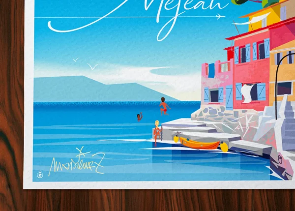 Rectangle-Signature-446 Affiche Signée Monsieur Z, Tirage d'art,