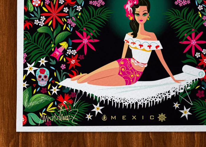 Rectangle-Signature-457 Affiche mode Signée Monsieur Z, Tirage d'art,