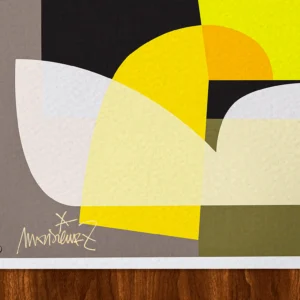 Affiche abstrait Signée Monsieur Z, Tirage d'art,