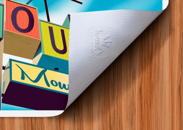 Rectangle-Tampon-078 Affiche Toulon Tampon Original Monsieur Z, Tirage d'art,