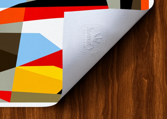 Rectangle-Tampon-258 Affiche Abstrait Tampon Original Monsieur Z, Tirage d'art,