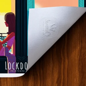 Affiche Lockdown together Tampon Original Monsieur Z, Tirage d'art,