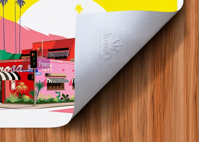 Rectangle-Tampon-416 Affiche Forma cafe Tampon Original Monsieur Z, Tirage d'art,