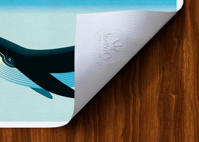 Rectangle-Tampon-426 Affiche Baleine Tampon Original Monsieur Z, Tirage d'art,