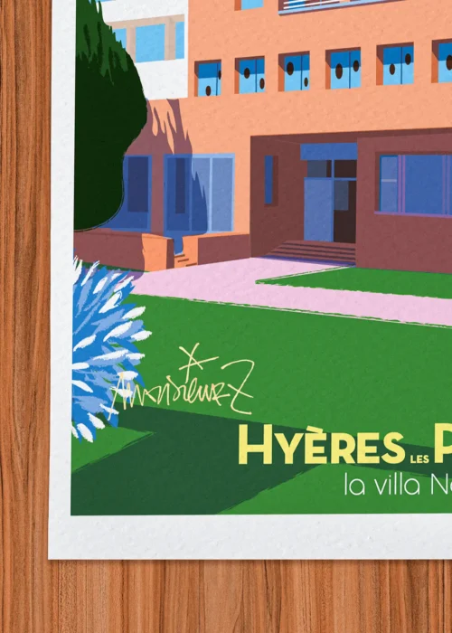 Affiche architecture Signée Monsieur Z, Tirage d'art,