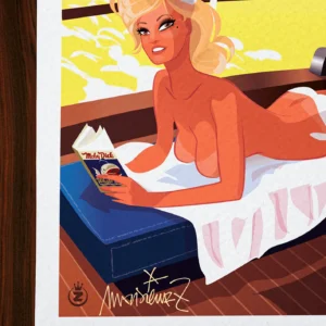 Affiche toulon Signée Monsieur Z, Tirage d'art,