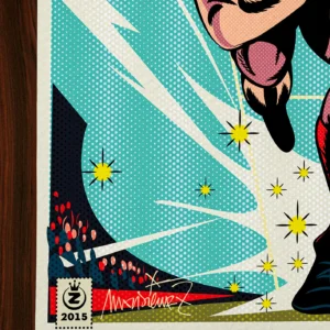 Affiche toulon rugby Signée Monsieur Z, Tirage d'art,