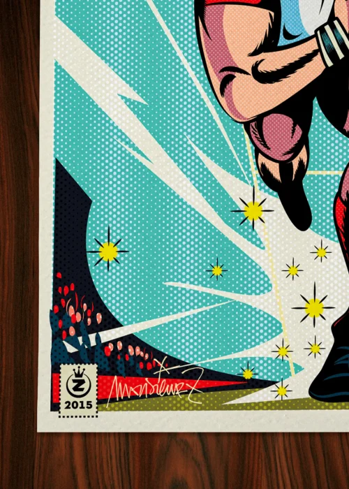 Affiche toulon rugby Signée Monsieur Z, Tirage d'art,