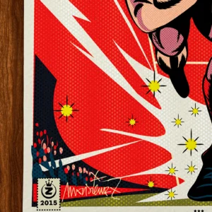 Affiche toulon Signée Monsieur Z, Tirage d'art,