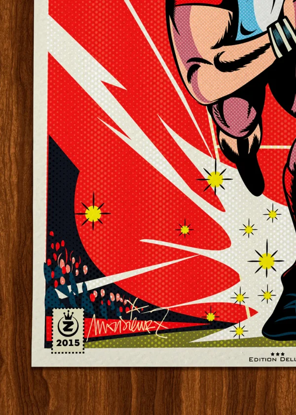 Signature-024 Affiche toulon Signée Monsieur Z, Tirage d'art,