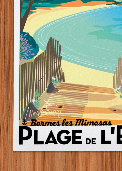 Affiche Signée Monsieur Z, Tirage d'art,