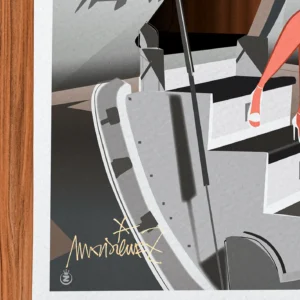 Affiche Signée Monsieur Z, Tirage d'art,