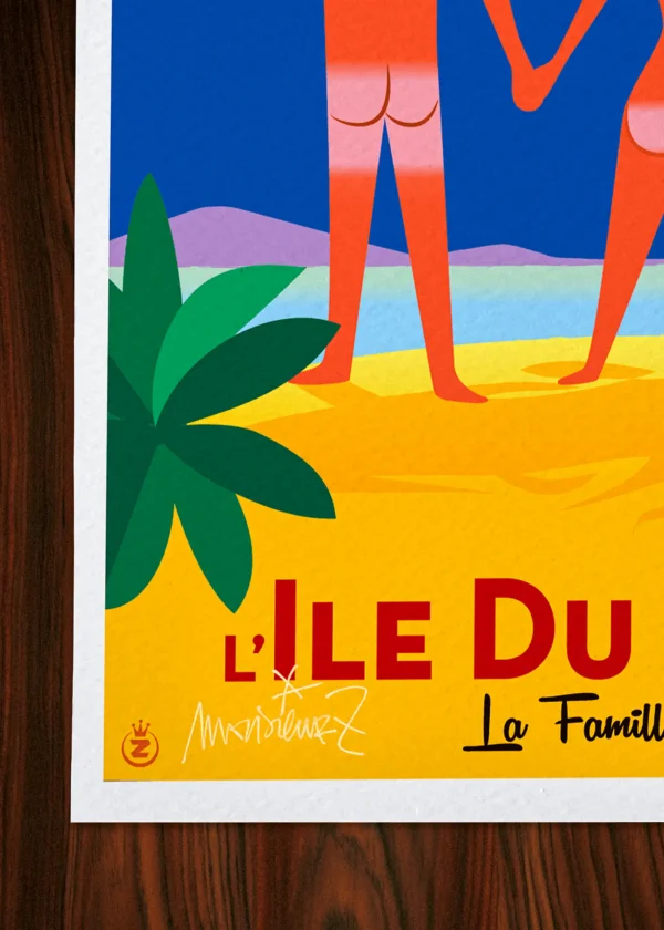 Signature-033 Affiche Signée Monsieur Z, Tirage d'art,