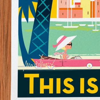 Affiche Signée Monsieur Z, Tirage d'art,