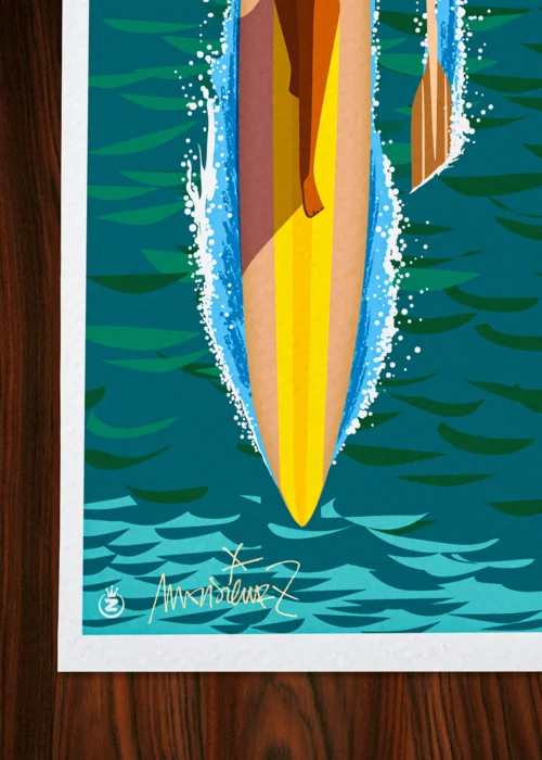 Affiche Signée Monsieur Z, Tirage d'art,