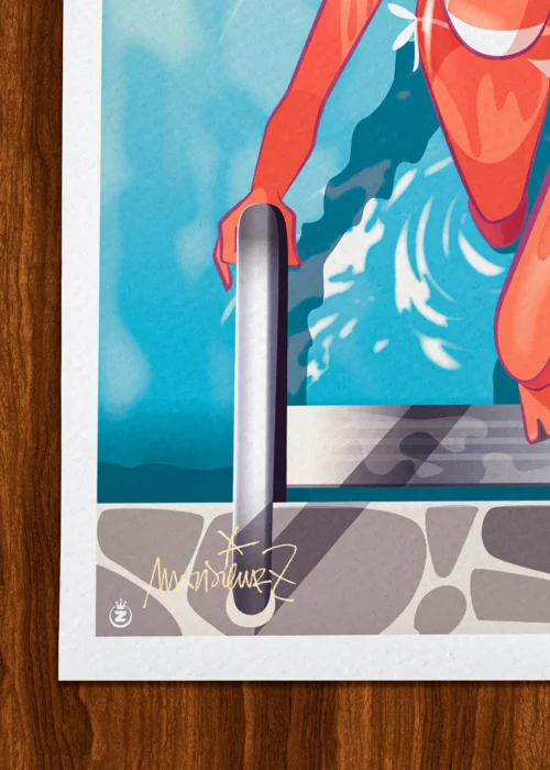 Affiche Signée Monsieur Z, Tirage d'art,