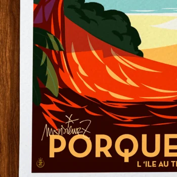 Affiche Signée Monsieur Z, Tirage d'art,