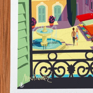Affiche Signée Monsieur Z, Tirage d'art,