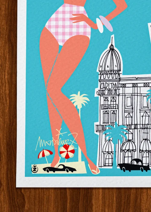 Affiche Signée Monsieur Z, Tirage d'art,