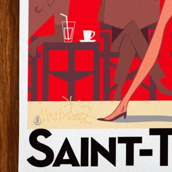 Affiche Signée Monsieur Z, Tirage d'art,