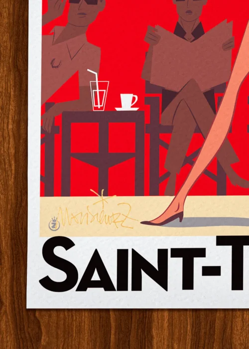 Affiche Signée Monsieur Z, Tirage d'art,