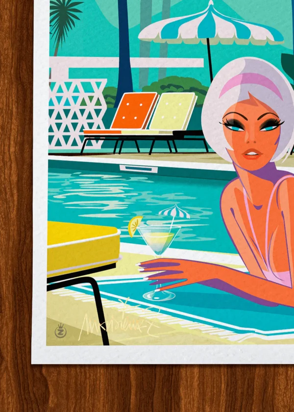 Signature-042 Affiche Signée Monsieur Z, Tirage d'art,