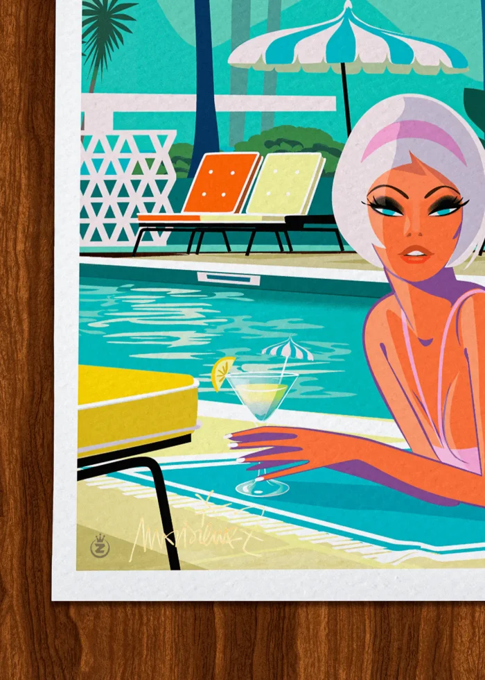 Signature-042 Affiche Signée Monsieur Z, Tirage d'art,