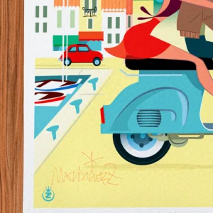 Affiche Signée Monsieur Z, Tirage d'art,