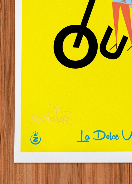 Affiche Signée Monsieur Z, Tirage d'art,